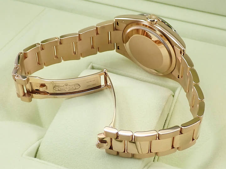 ロレックス デイデイト36 Ref.118395BR エバーローズゴールド ピンクシェルxダイヤモンド文字盤