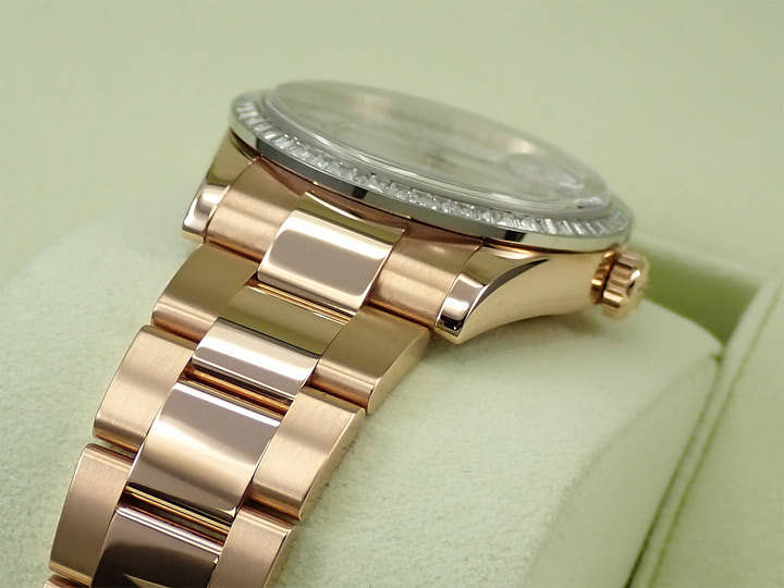 ロレックス デイデイト36 Ref.118395BR エバーローズゴールド ピンクシェルxダイヤモンド文字盤