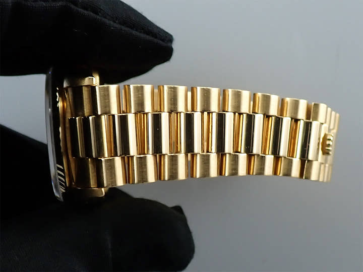 ロレックス デイデイト36 Ref.18238 イエローゴールド ブラック文字盤