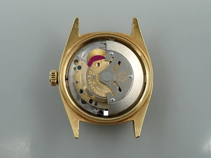 ロレックス デイデイト36 Ref.1803 イエローゴールド ブラック文字盤 中古 2Z68ZVLC