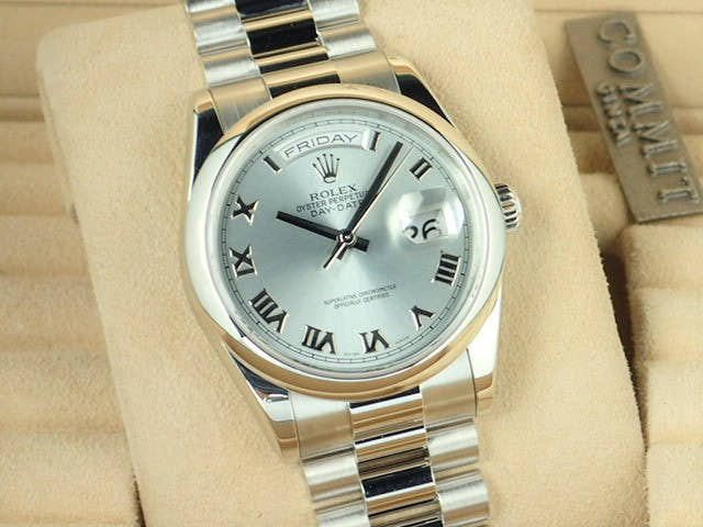 ロレックス デイデイト Ref.118206 アイスブルー文字盤 中古 day-date-36