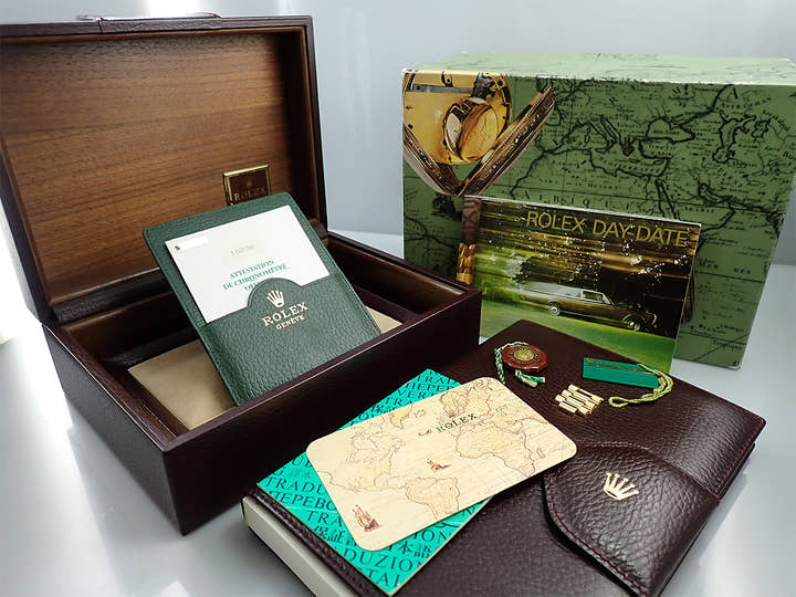 ロレックス デイデイト36 Ref.18238NGE イエローゴールド ホワイトシェル文字盤