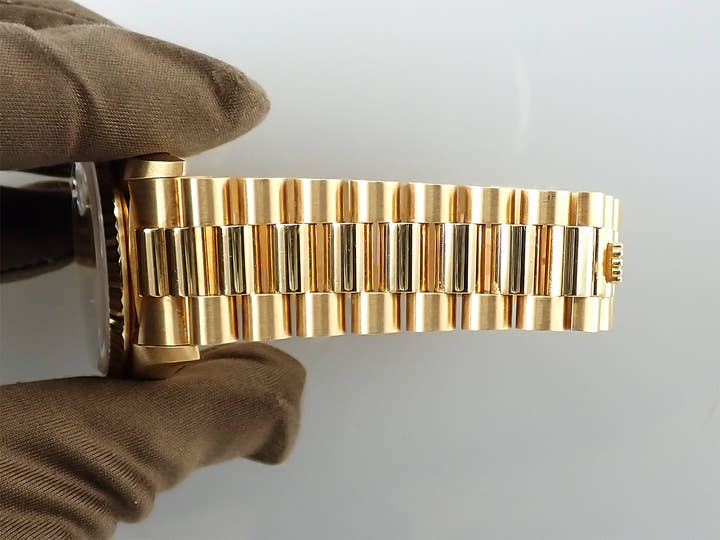 ロレックス デイデイト36 Ref.18238NGE イエローゴールド ホワイトシェル文字盤