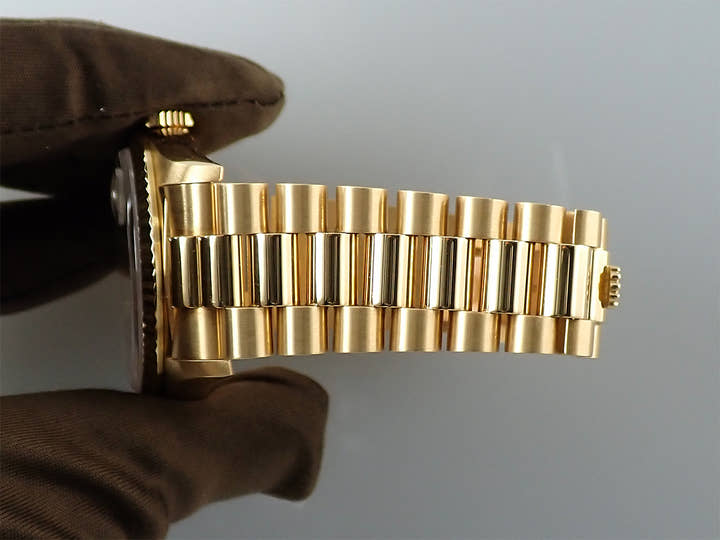 ロレックス デイデイト36 Ref.18238NME イエローゴールド ホワイトシェル文字盤