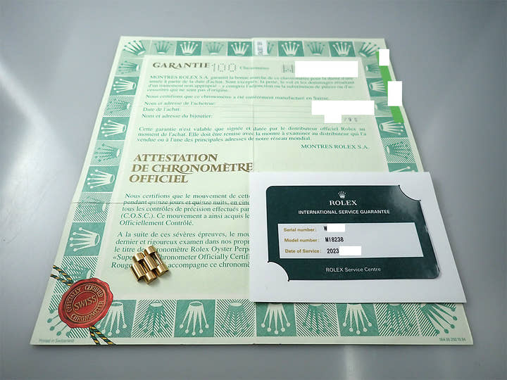 ロレックス デイデイト36 Ref.18238NME イエローゴールド ホワイトシェル文字盤