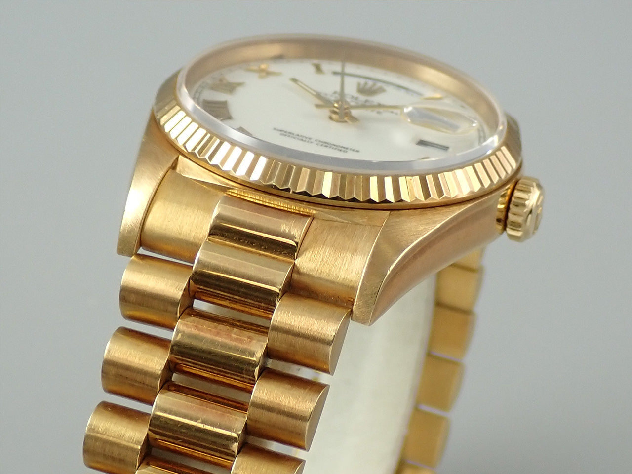 Rolex Day-Date 36 Ref. 18238 Yellow Gold White Dial