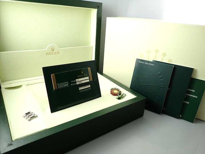 ロレックス デイデイト36 Ref.118206 プラチナ アイスブルー文字盤