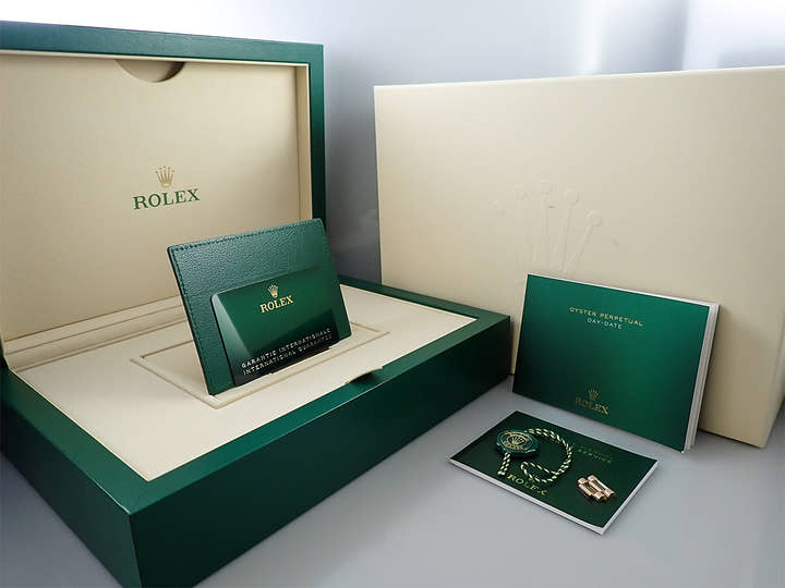 ロレックス デイデイト36 Ref.128345RBR エバーローズゴールド パヴェダイヤモンド文字盤