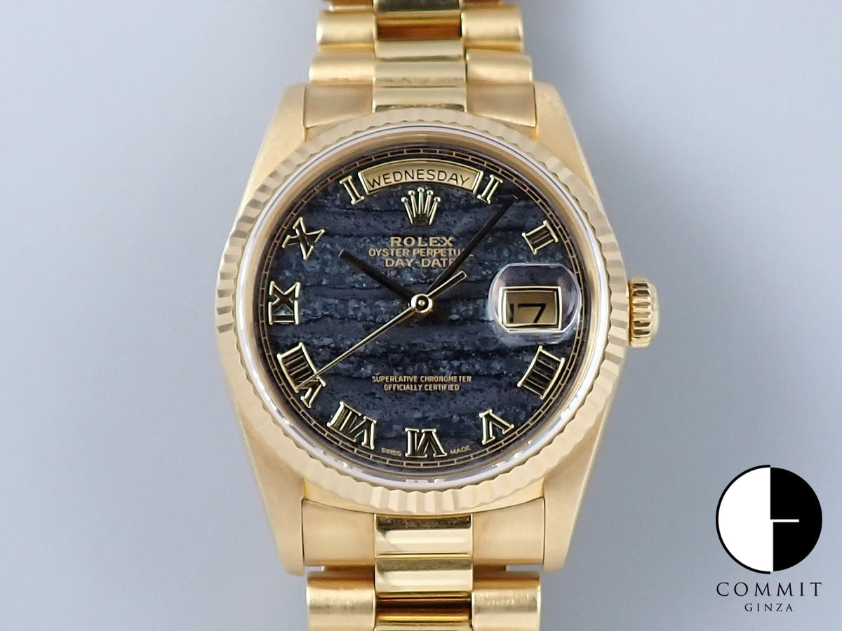 ロレックス デイデイト36 Ref.18238 イエローゴールド フェライト文字盤