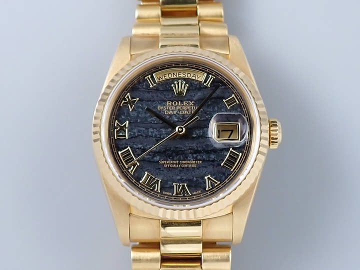 ロレックス デイデイト36 Ref.18238 イエローゴールド フェライト文字盤