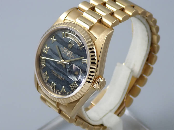 ロレックス デイデイト36 Ref.18238 イエローゴールド フェライト文字盤