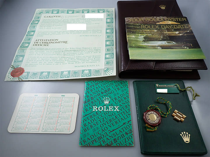 ロレックス デイデイト36 Ref.18238 イエローゴールド フェライト文字盤