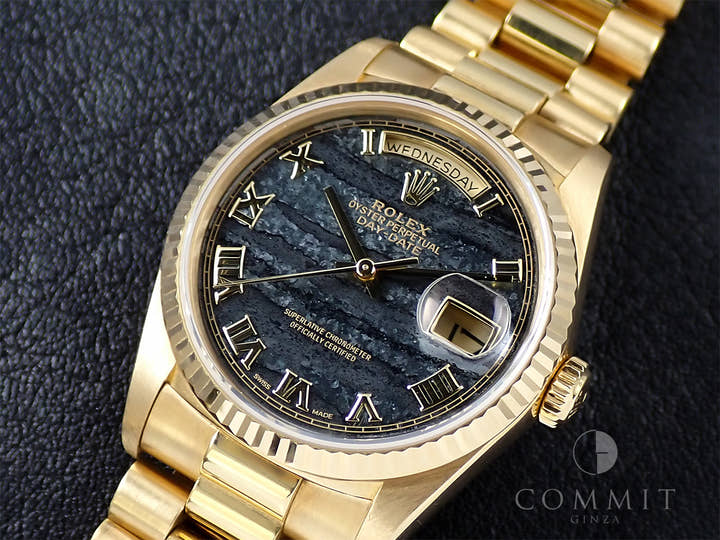 ロレックス デイデイト36 Ref.18238 イエローゴールド フェライト文字盤