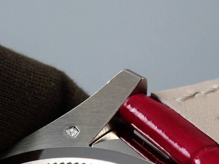 ロレックス デイデイト36 Ref.128459TBR ホワイトゴールド ポーラージェイドx10Pルビー文字盤