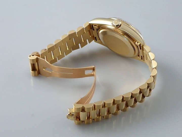 ロレックス デイデイト36 Ref.18038 イエローゴールド ブルーコンピューター文字盤