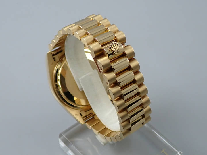 ロレックス デイデイト36 Ref.18038 イエローゴールド ブルーコンピューター文字盤