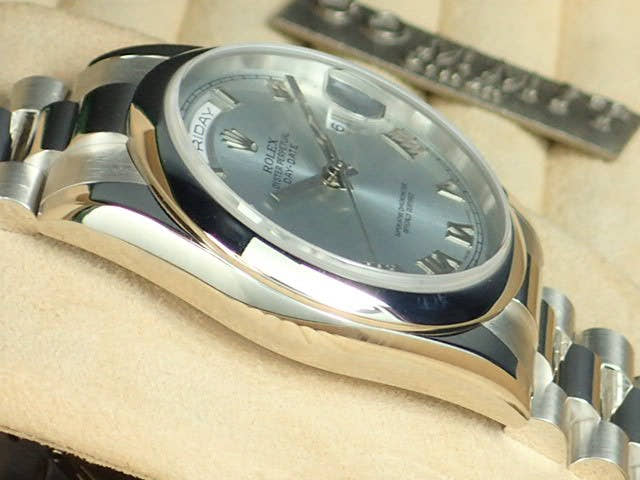 ロレックス デイデイト Ref.118206 アイスブルー文字盤 中古 day-date-36