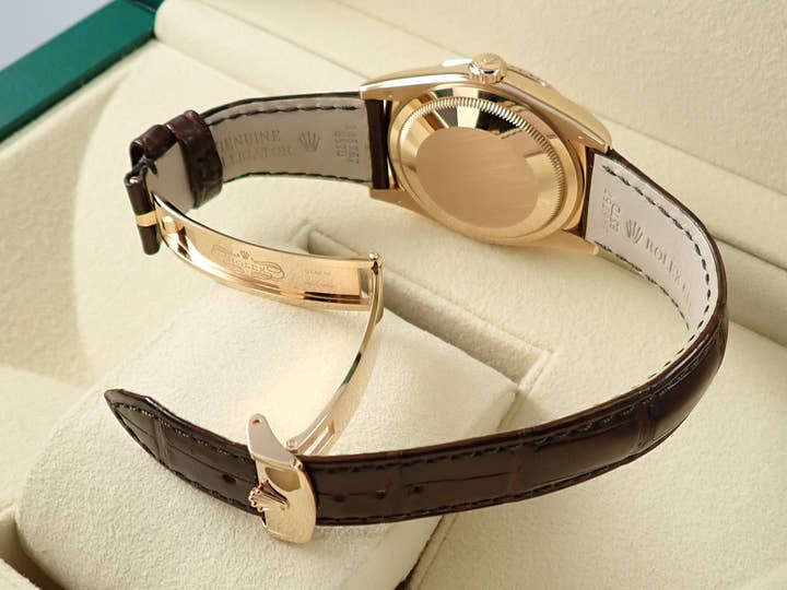 ロレックス デイデイト36 Ref.118135 エバーローズゴールド チョコレート文字盤