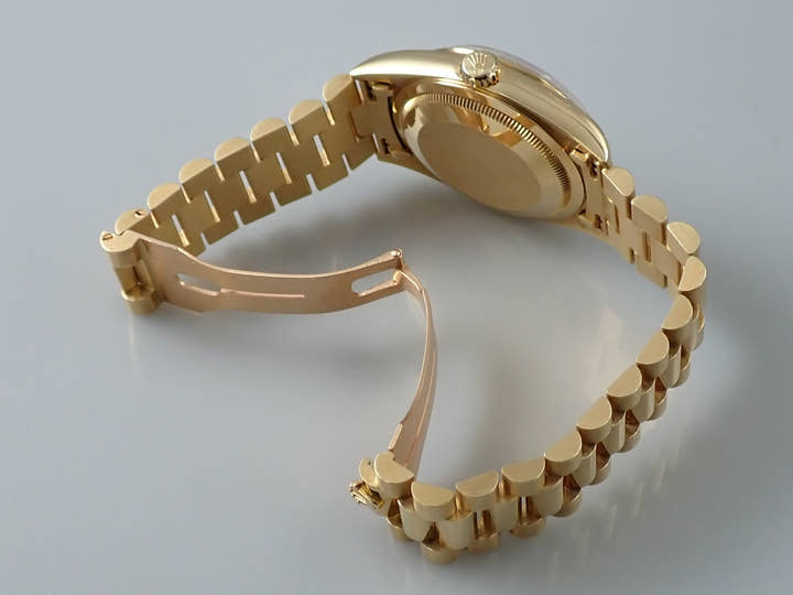 ロレックス デイデイト36 Ref.18238 イエローゴールド マホガニー文字盤