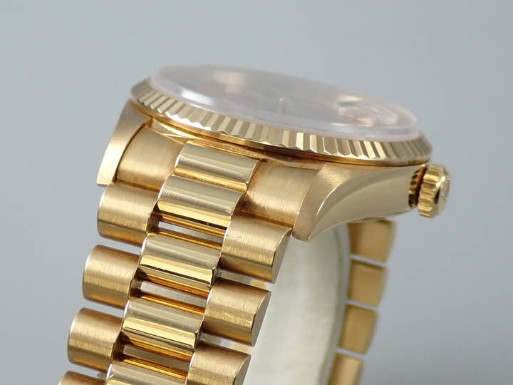 ロレックス デイデイト36 Ref.18238 イエローゴールド マホガニー文字盤