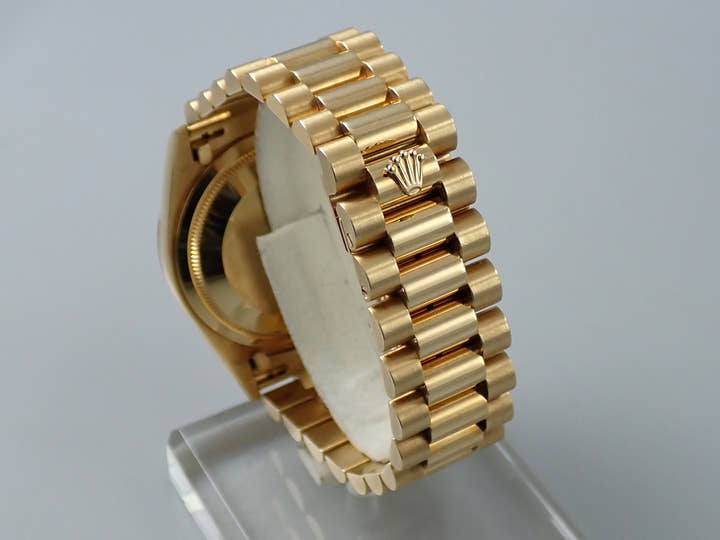 ロレックス デイデイト36 Ref.18238 イエローゴールド マホガニー文字盤