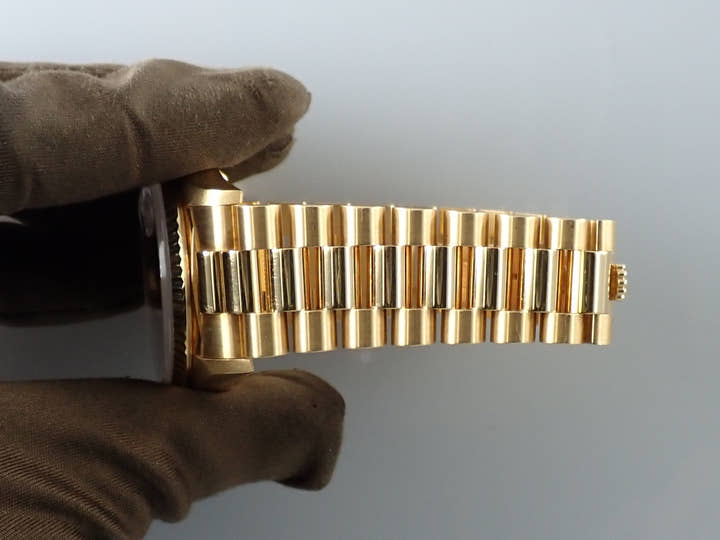 ロレックス デイデイト36 Ref.18238 イエローゴールド マホガニー文字盤