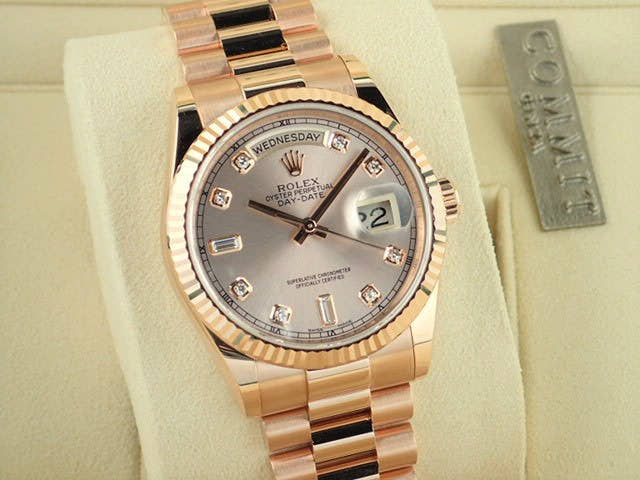 ロレックス デイデイト Ref.118235 ピンク文字盤 美品 day-date-38