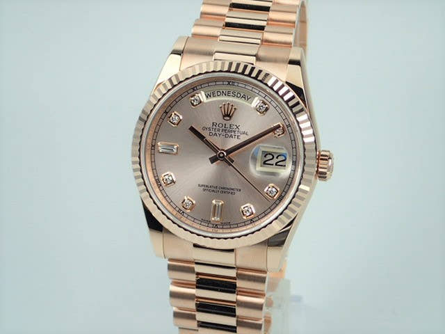 ロレックス デイデイト Ref.118235 ピンク文字盤 美品 day-date-38