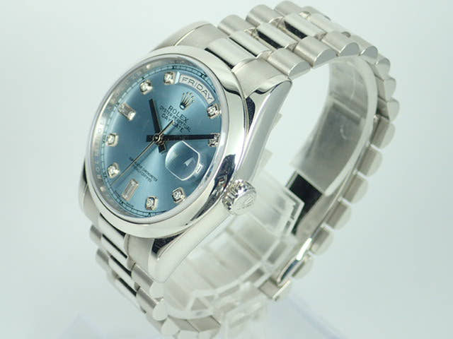 ロレックス デイデイト Ref.118206 アイスブルー文字盤 中古 day-date-39