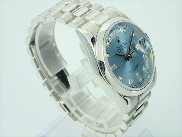 ロレックス デイデイト Ref.118206 アイスブルー文字盤 中古 day-date-39