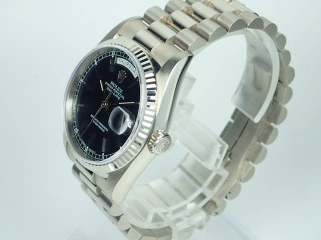 ロレックス デイデイト Ref.18239 ブラック文字盤 中古 day-date-41