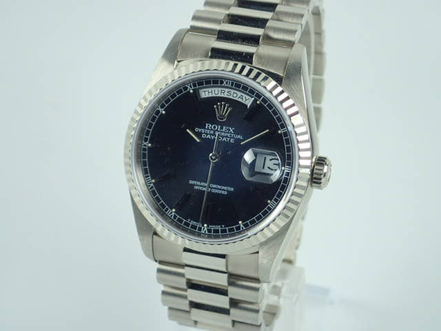 ロレックス デイデイト Ref.18239 ブラック文字盤 中古 day-date-41