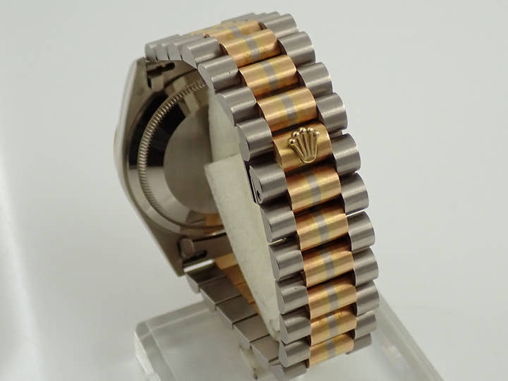 ロレックス デイデイト トリドール Ref.18239BIC ホワイトゴールド/ローズゴールド/イエローゴールド コッパー文字盤