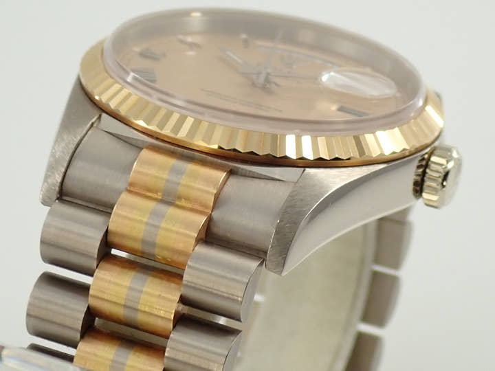 ロレックス デイデイト トリドール Ref.18239BIC ホワイトゴールド/ローズゴールド/イエローゴールド コッパー文字盤