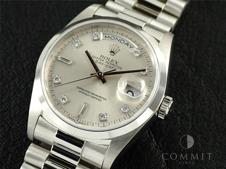 ロレックス デイデイト Ref.18206 プラチナ アイスブルー文字盤