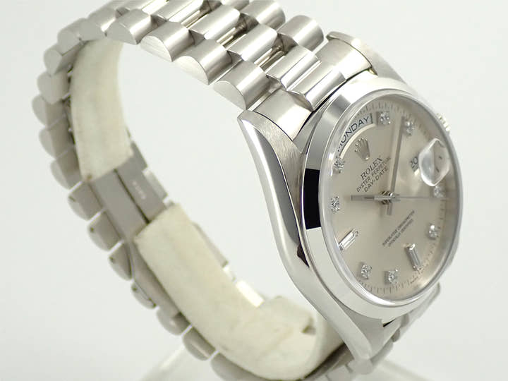ロレックス デイデイト Ref.18206 プラチナ アイスブルー文字盤