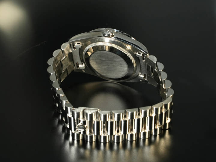 ロレックス デイデイト Ref.18346A プラチナ シルバー文字盤