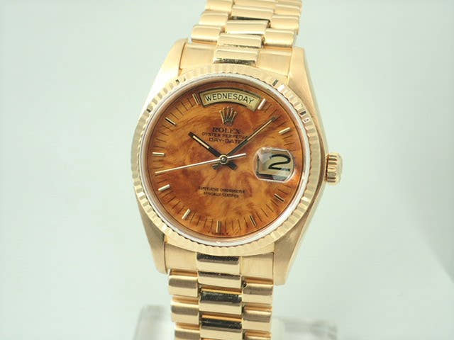 ロレックス デイデイト Ref.18038 ウッド文字盤 中古 day-date-46