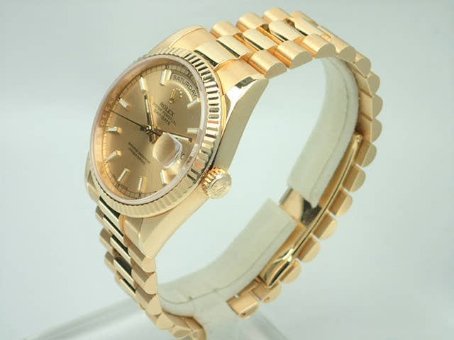 ロレックス デイデイト Ref.118238 シャンパン文字盤 中古 day-date-48