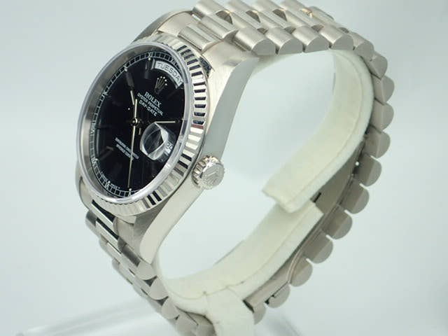 ロレックス デイデイト Ref.18239 ブラック文字盤 中古 day-date-51