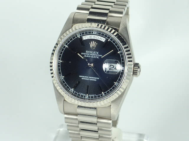 ロレックス デイデイト Ref.18239 ブラック文字盤 中古 day-date-51