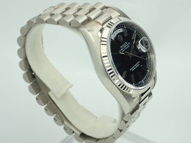 ロレックス デイデイト Ref.18239 ブラック文字盤 中古 day-date-51