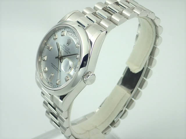 ロレックス デイデイト Ref.118206 アイスブルー文字盤 中古 day-date-52