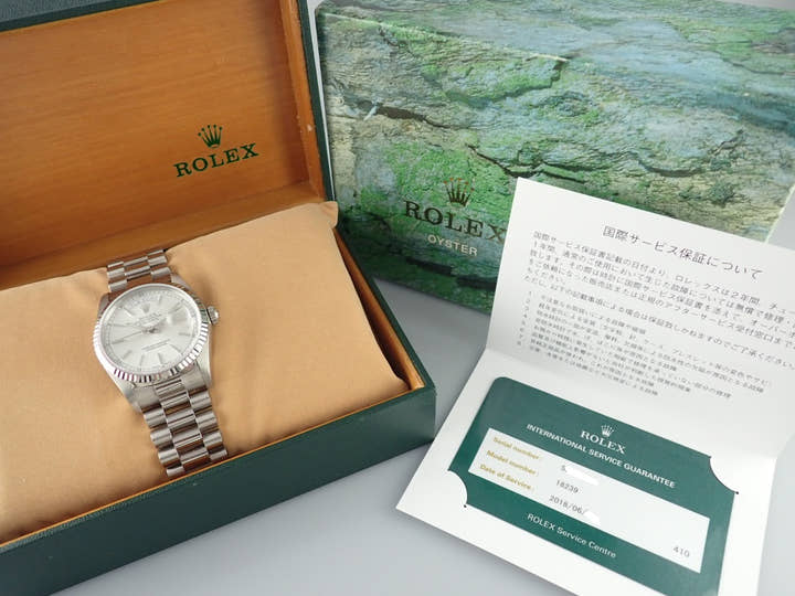 ロレックス デイデイト Ref.18239 ブラック文字盤 中古 day-date-56