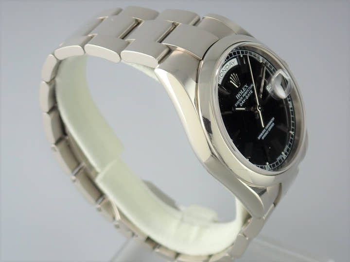 ロレックス デイデイト Ref.118209 ブラック文字盤 中古 day-date-59