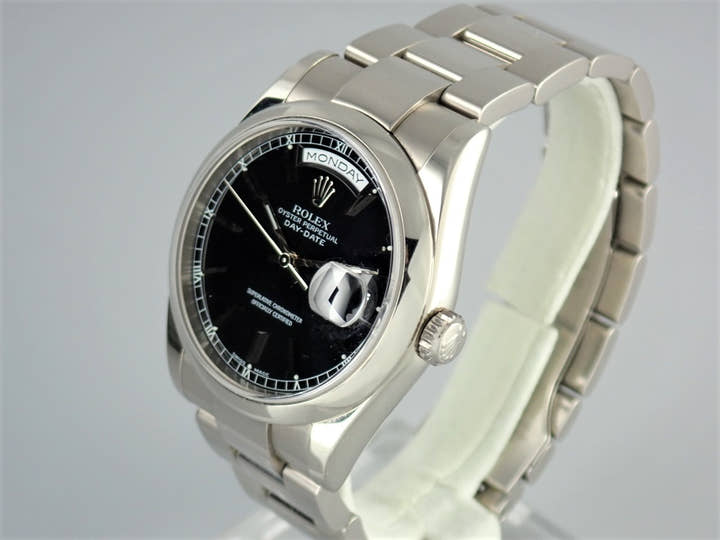 ロレックス デイデイト Ref.118209 ブラック文字盤 中古 day-date-59