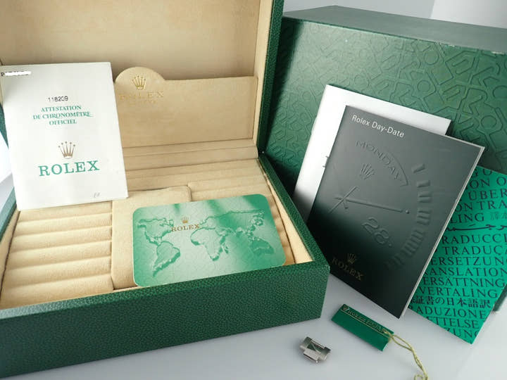 ロレックス デイデイト Ref.118209 ブラック文字盤 中古 day-date-59