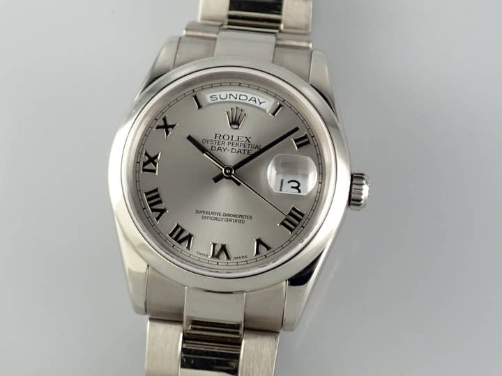 ロレックス デイデイト Ref.118209 グレー文字盤 中古 day-date-71