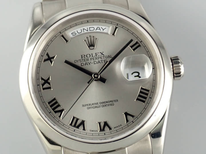 ロレックス デイデイト Ref.118209 グレー文字盤 中古 day-date-71