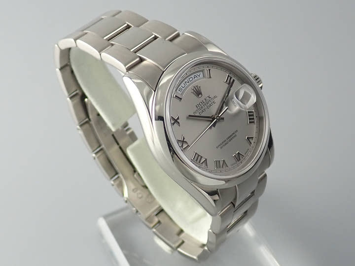 ロレックス デイデイト Ref.118209 グレー文字盤 中古 day-date-71